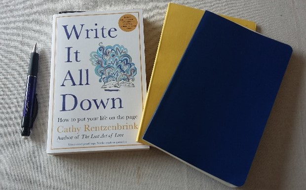 Picture                Book with a yellow notebook, a blue notebook and a mechanical pencil                                             